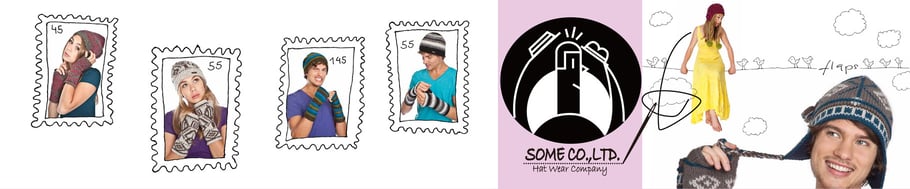 オシャレな帽子を世界から：大阪の帽子屋さんsomehat(サムハット)です。