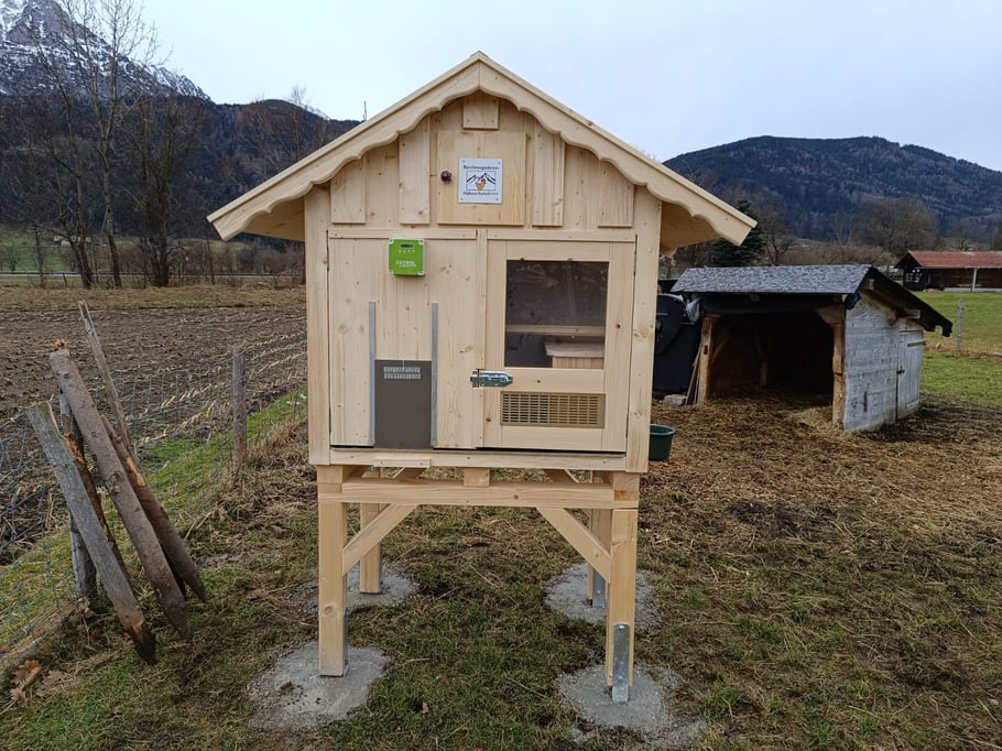 Hühnerstall Watzmann - Modell 01 mit Standrahmen