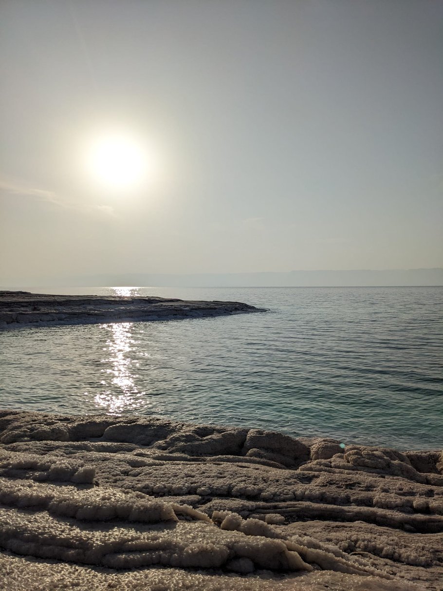 Public Beach for free at the Dead Sea 