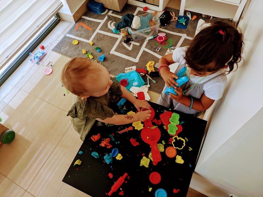 Kneten mit meiner Freundin