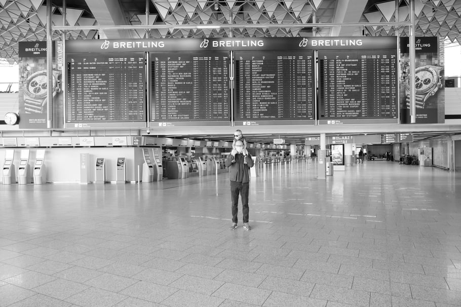 Geister-Flughafen: Frankfurt in Corona-Zeiten