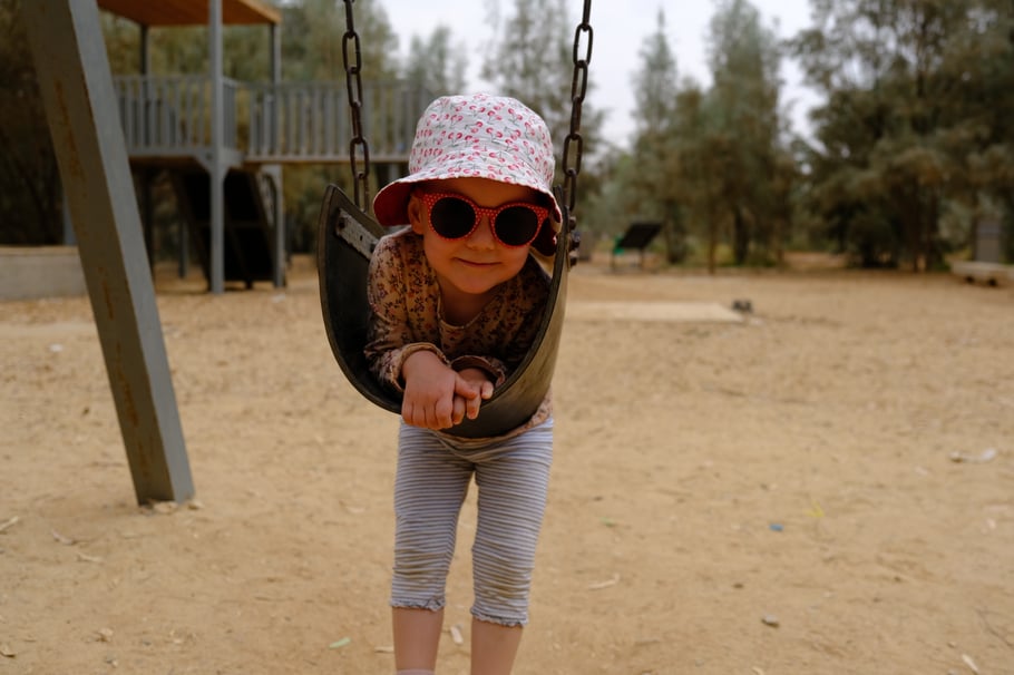 Nach der Safari auf den Waldspielplatz