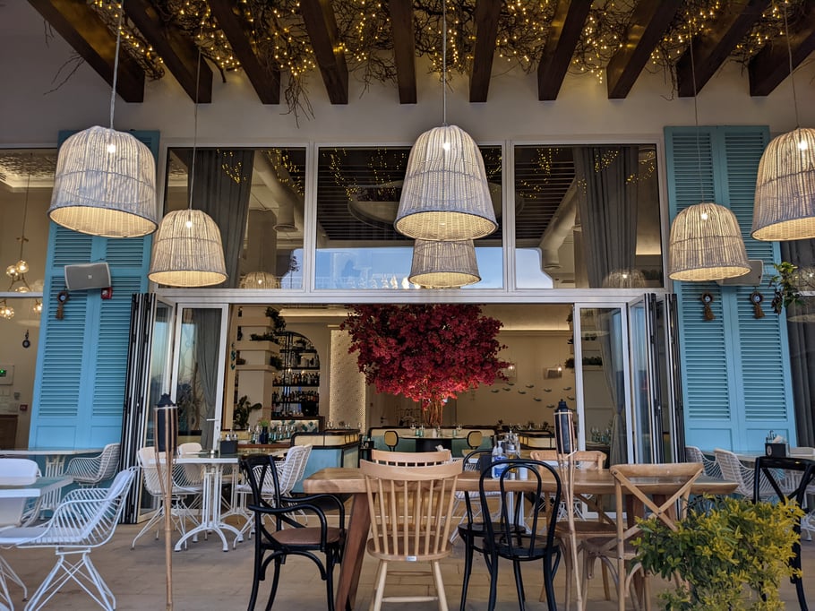 Eines von vielen tollen Cafes in Ayla