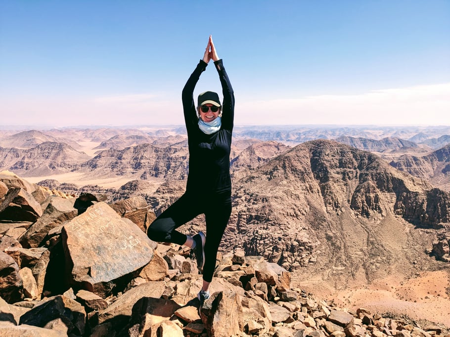 The Saudi Arabian border behind me