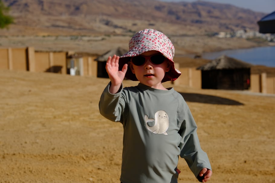 Die Hitze macht Johanna kaum zu schaffen hier