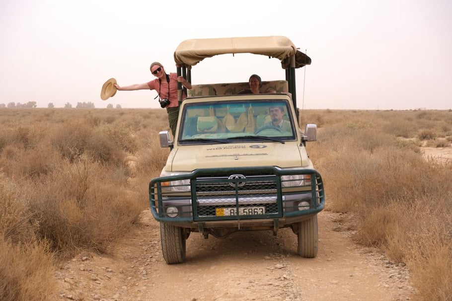 Im Safari-Van durch die Wüste 
