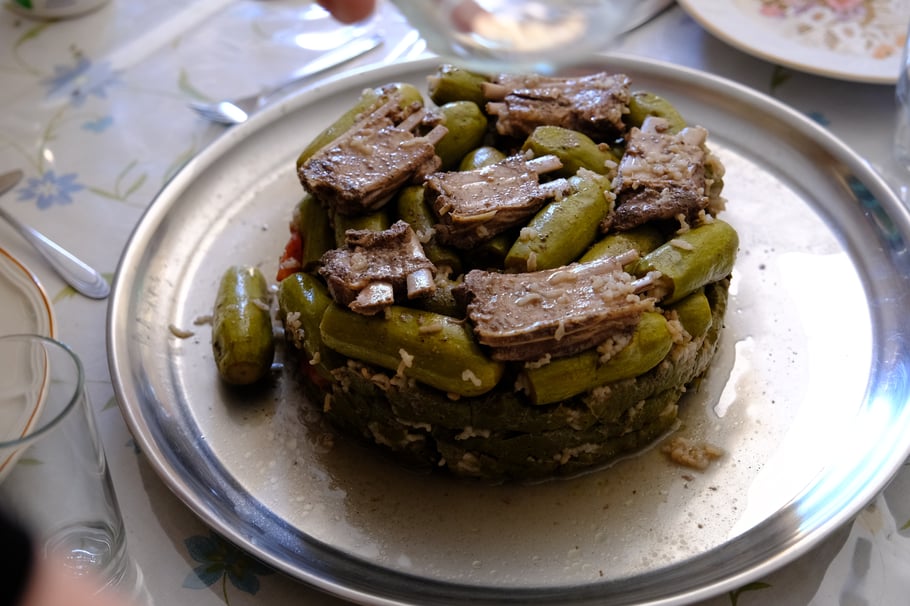 Gefüllte Weinblätter & Zucchini