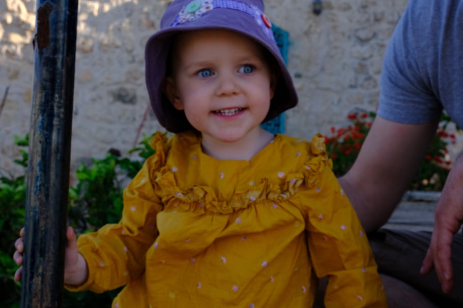 Johanna liebt den neuen "Abenteuerspielplatz"