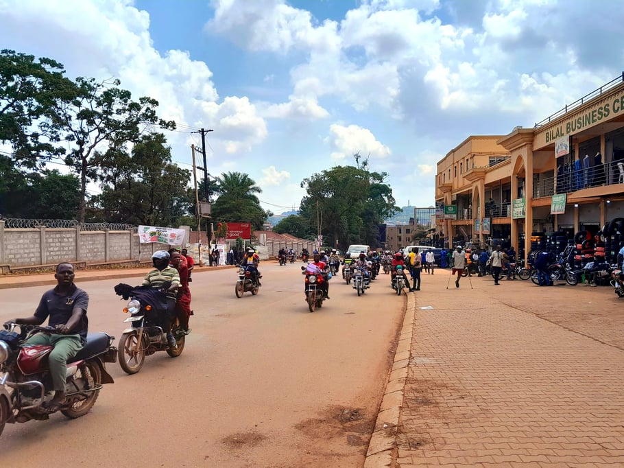 Street in Kampala 