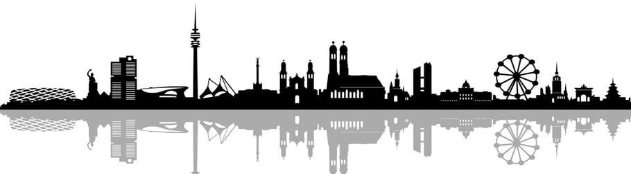 Relief mit Riesenrad und See