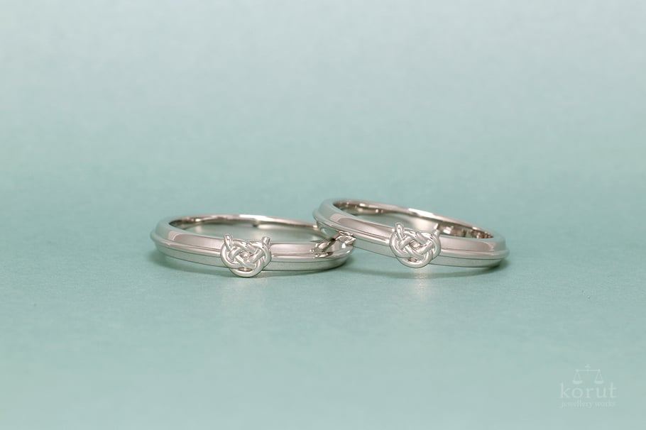 水引をモチーフにしたペアリング