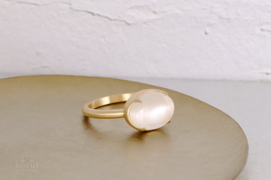 リフォーム後/　K18+トパーズのリング