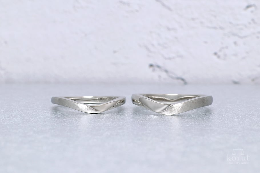 プラチナ製ペアリング