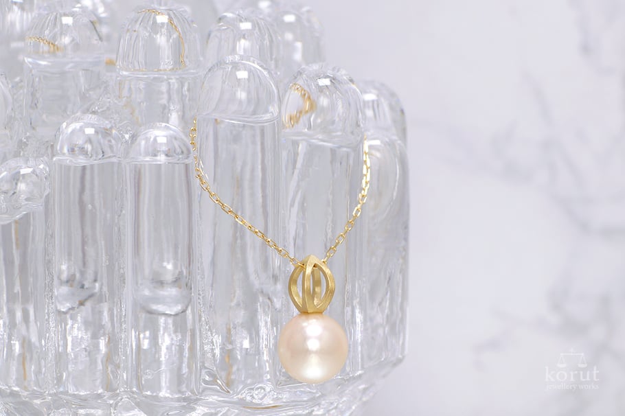 リフォーム後/K18パール　ペンダント