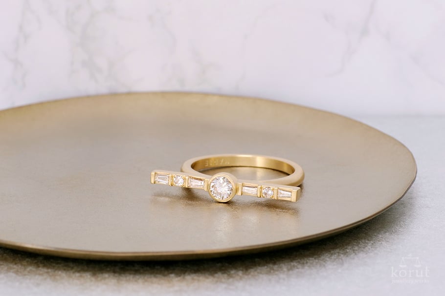 リフォーム後/K18YGダイヤモンドリング