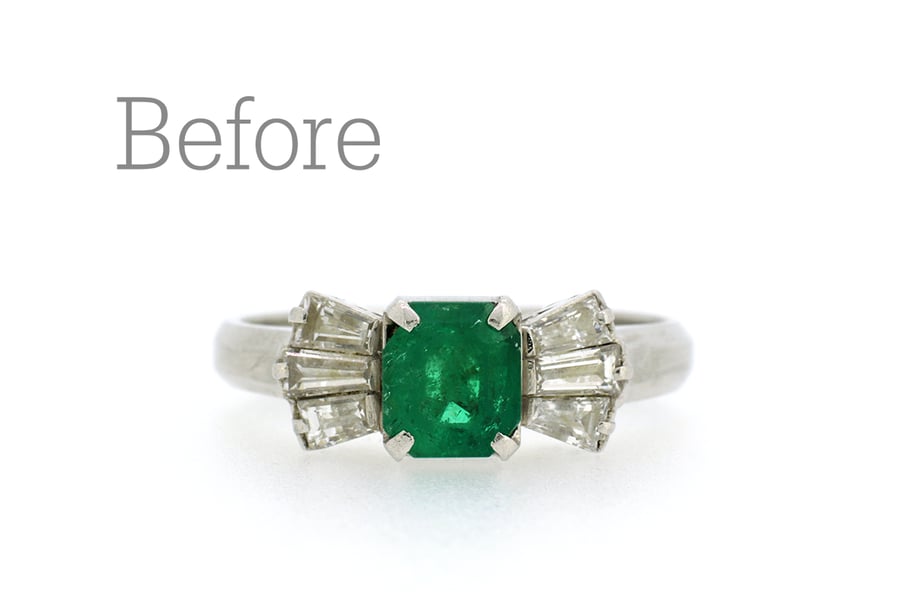 リフォーム前の指輪