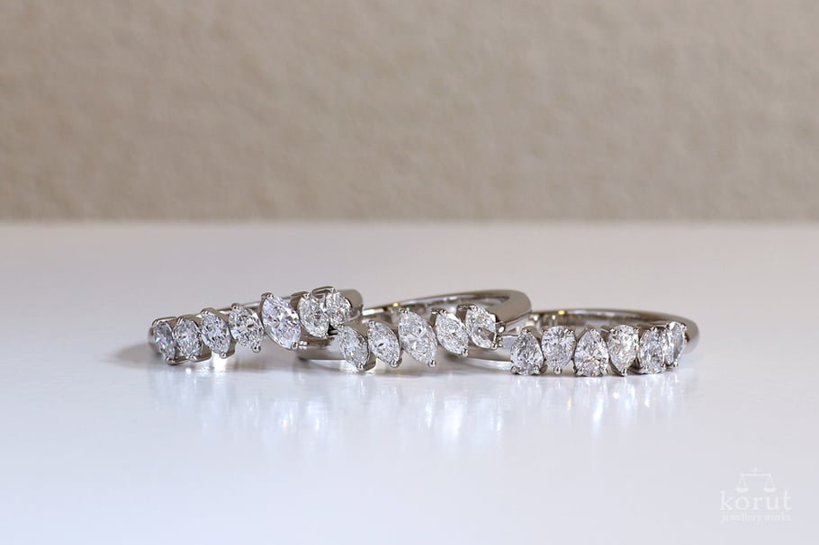 プラチナ、ダイヤモンドの指輪