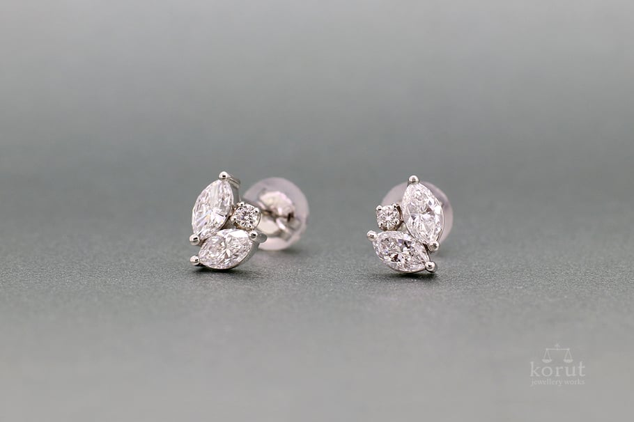 リフォーム後/ダイヤモンドのピアス