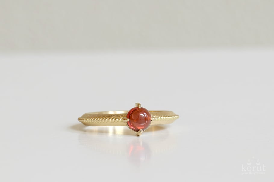 リフォーム後のK18リング