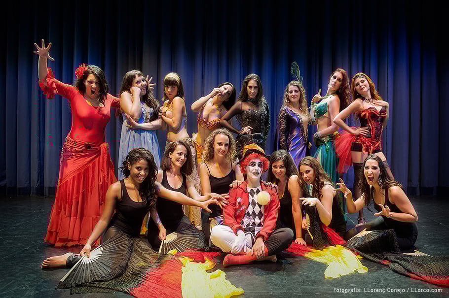 Bailarinas de la escuela de Gitza