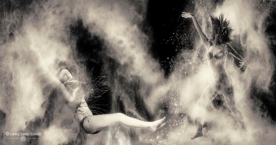 Gema y Jordana (Ensayo con Harina) en CEF