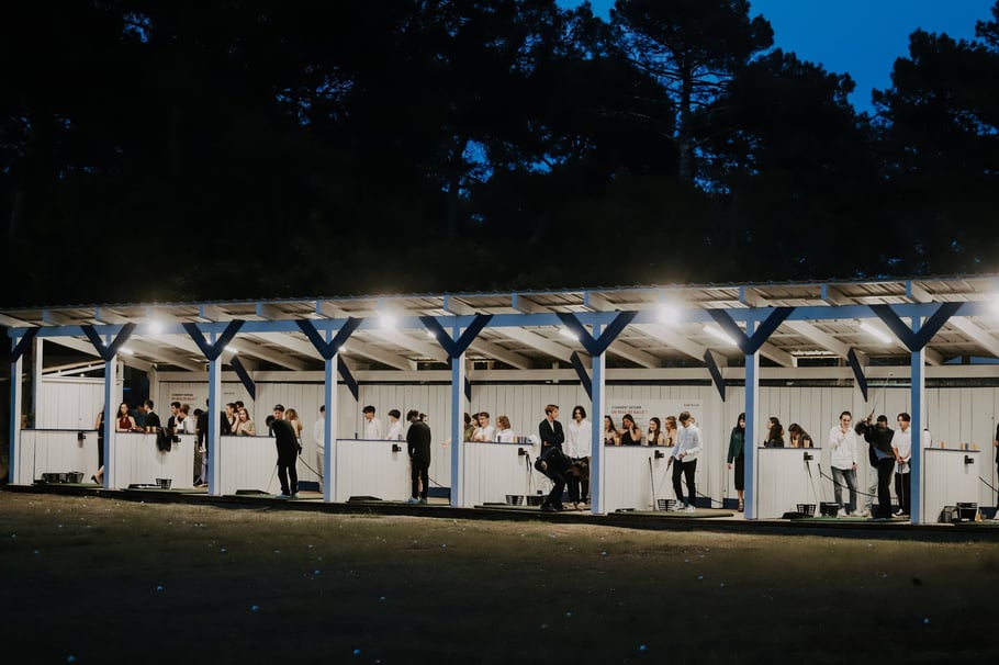 Practice 18 postes à Lège Cap Ferret, éclairé pour vos parties nocturnes !