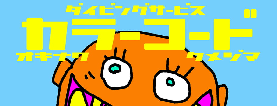 久米島のダイビングならカラーコード!