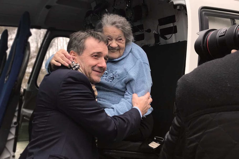 Guido Fluri (links) mit Anna Gutknecht