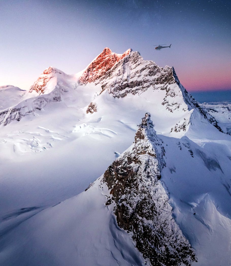 Helikopterrundflug Lauterbrunnen - Jungfraujoch