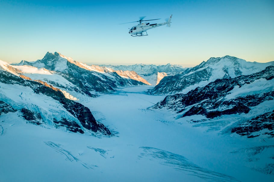 Helikopter Jungfrau Region