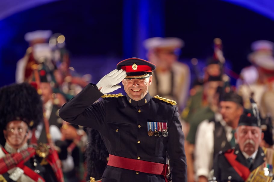 Royal Music Show - Deutschland Tattoo - Major Jason Griffiths