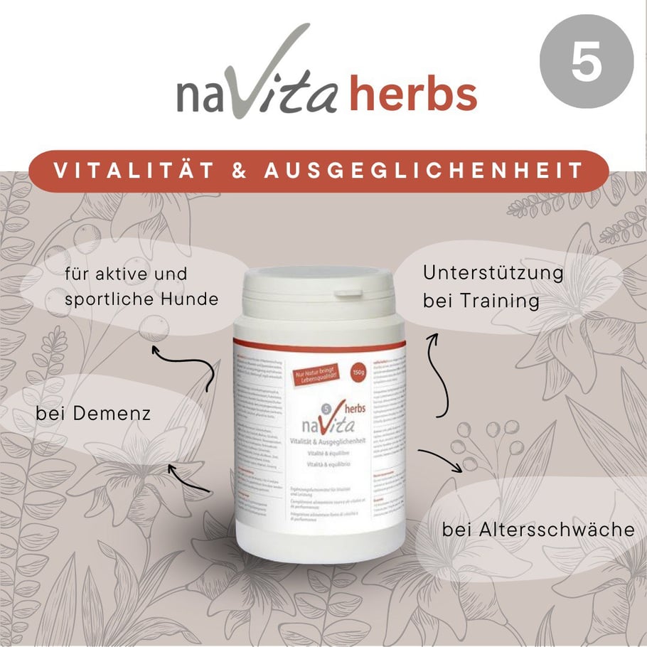 NaVita-herbs5 Vitalität & Ausgeglichenheit Hund | hundkatzeschmaus.ch