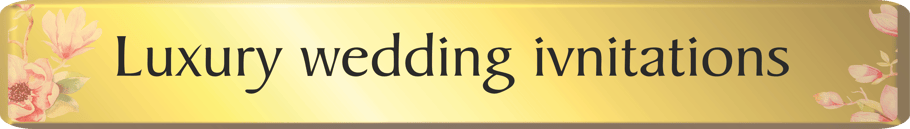 Luxury wedding invitations