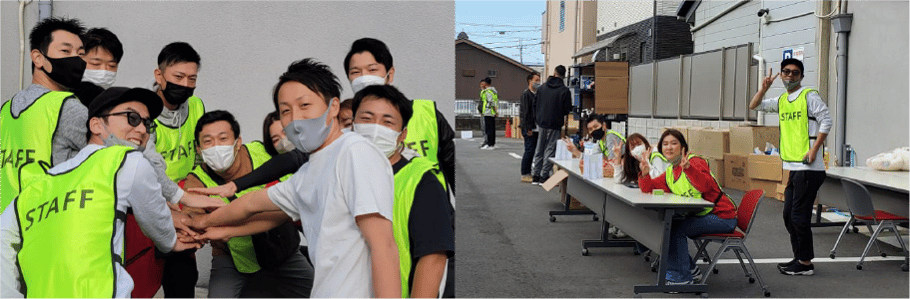 ▲フリマスタッフの皆さん