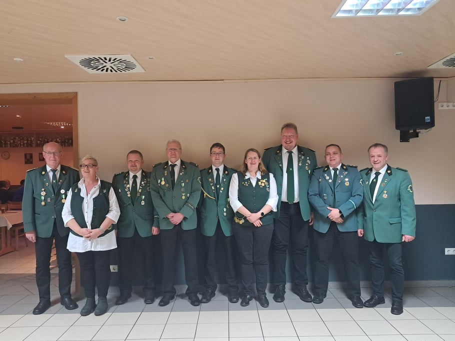 Der Vorstand nach der Jahreshauptversammlung 2025