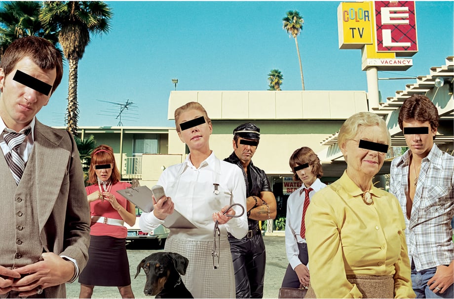  ACDC, Dirty Deeds Done Dirt Cheap, 1976 Design: Hipgnosis – Aubrey Powell / Storm Thorgerson, Foto: Aubrey Powell © Hipgnosis 