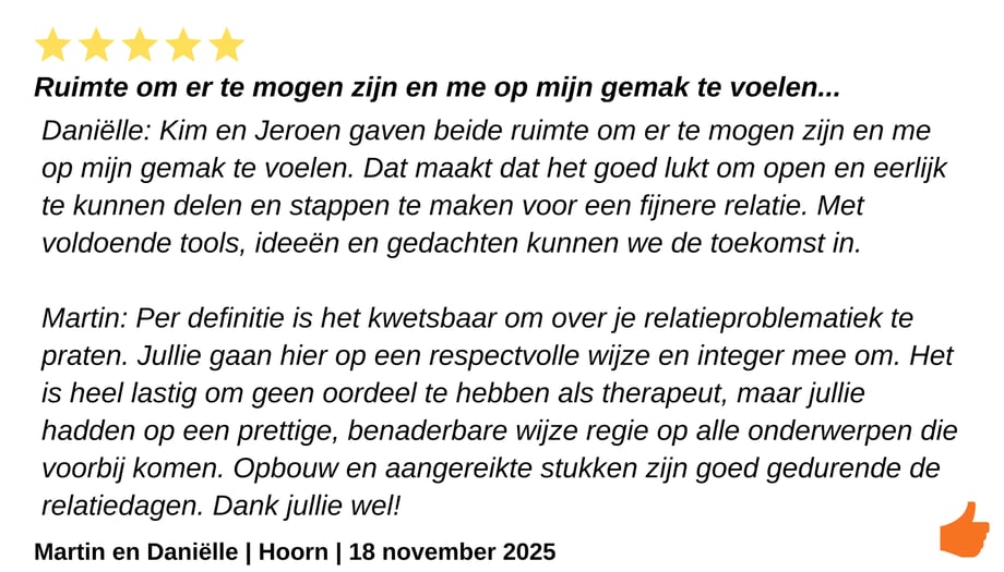Beste relatieweekend van Nederland. Lees de vele reviews