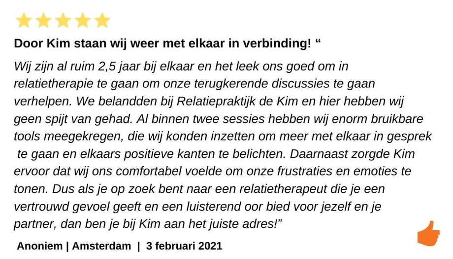 Relatietherapie Reviews. Relatietherapeut Kim Kromwijk-Lub