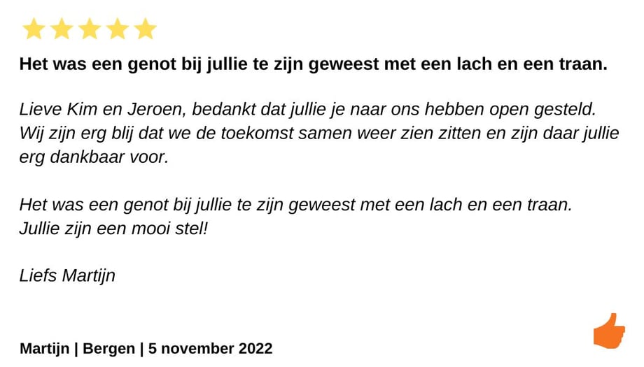 Review Retraite Relatieweekend. Jeroen en Kim Kromwijk-Lub