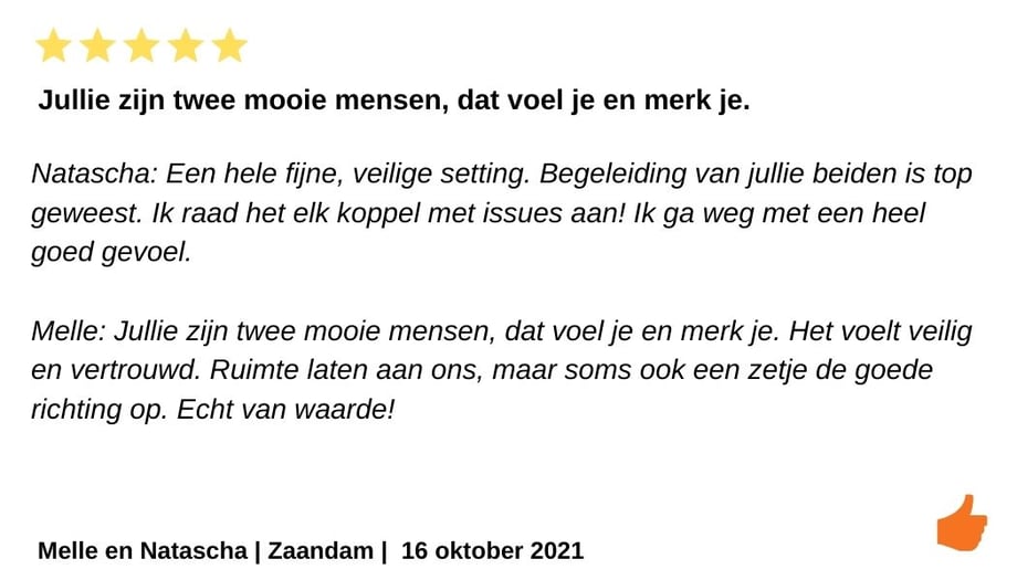 Review Jeroen en Kim Kromwijk-Lub Therapeutenechtpaar