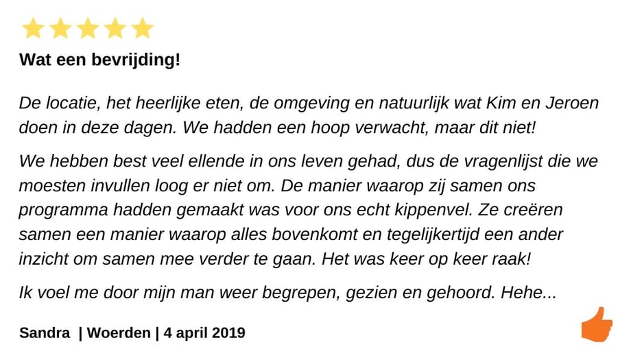Review relatieweekend Woerden. Een relatieprogramma waardoor ik mijn man weer begrijp in ons huwelijk.