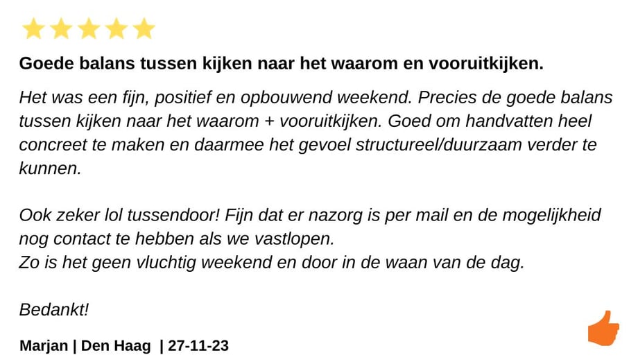 Review Relatieweekend Relatietherapie Relatietherapeut. Kim Kromwijk-Lub