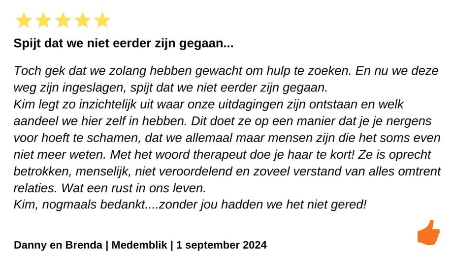 Review Relatietherapie Relatiecoaching. Helpt relatietherapie? Kim Kromwijk-Lub