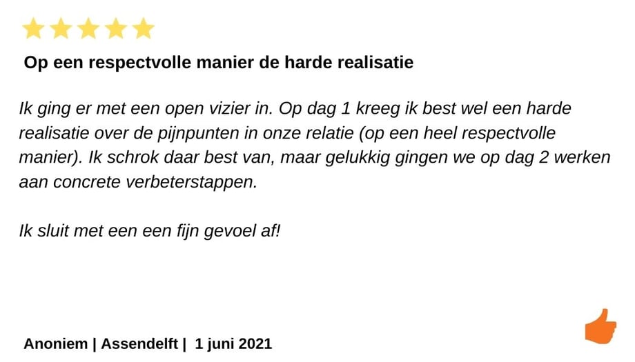 Review relatieweekend relatieretraite. Jeroen en Kim Kromwijk-Lub