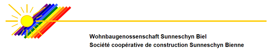 Wohnbaugenossenschaft Sunneschyn Biel - société coopérative de contruction Sunneschyn Bienne