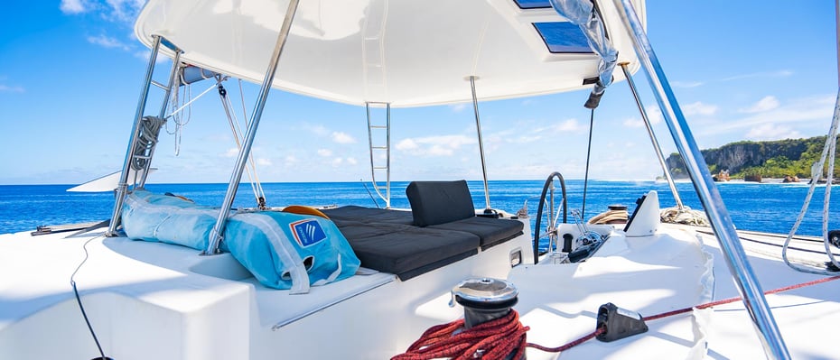 Catamaran haut de gamme high end catamaran luxury cruises croisière tuamotu Photo Jean-Adrien