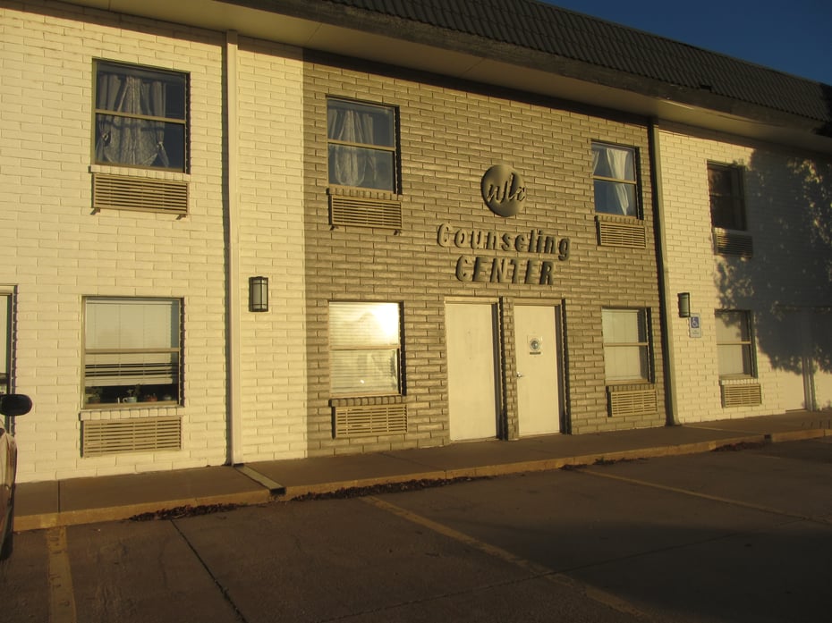 The main west entrance to Word of Life Counseling Center North