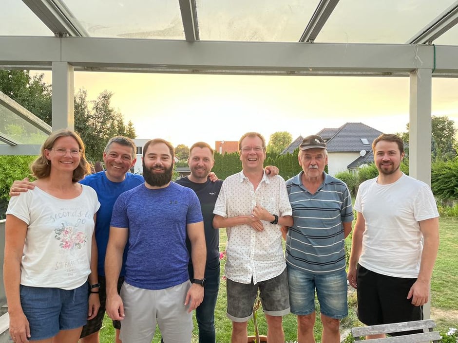 Martina Wilder, Albert Wilder, Michael Kufmüller, Christopher Stranzl, Gerald Koller, Helmut Faltinger und Martin Kinslechner (Juli 2023).