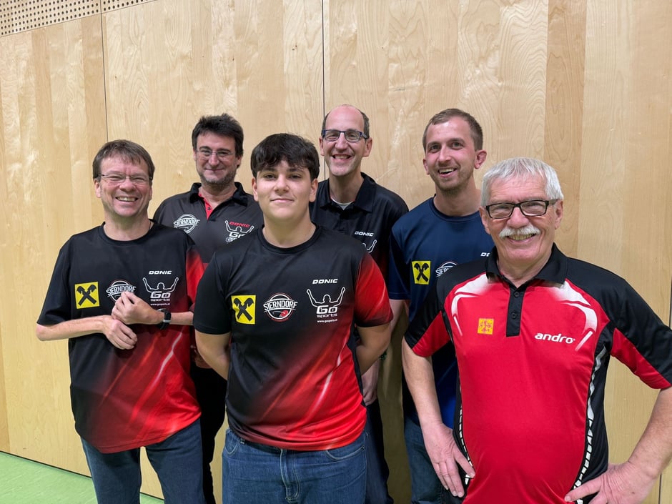 Gerald Koller, Helmut Pöttschacher, Nemanja Mirkovic, Bernd Öhler, Martin Sebek und Walter Auer.