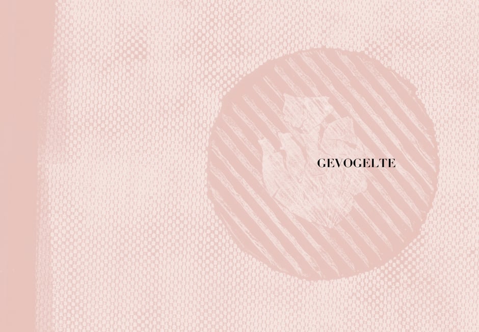 Book design and illustrations by Marijke Lucas - Lucas & Lucas for TERRA - Monoprint POULTRY